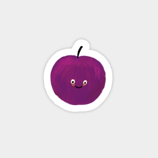 Kawaii Plum Sticker